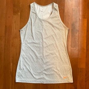 White and Grey Dri-Fit Workout Tank-top (Size Kids XL - fits like a Women’s S)